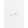 Lot de 6 boutons fleur Ø11 mm parme