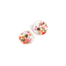 Lot de 5 boutons en nacre imprimée fleur ø 25 mm