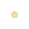 Lot de 6 boutons coton recyclé jaune Ø 18 mm