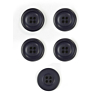 Lot de 5 boutons marine Ø 28 mm