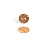 Lot de 6 boutons oliver Ø25 mm naturel