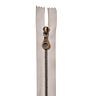 Fermeture non séparable beige 22 cm