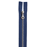 Fermeture séparable bleue 55 cm