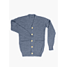 M6352 Gilet long col v homme Ilyass en impression papier